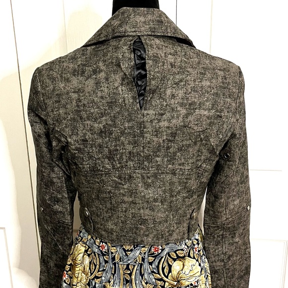 Anthropology Adroit Atelier Faux Leather Moto Jacket sz 2, flawed - Picture 12 of 15